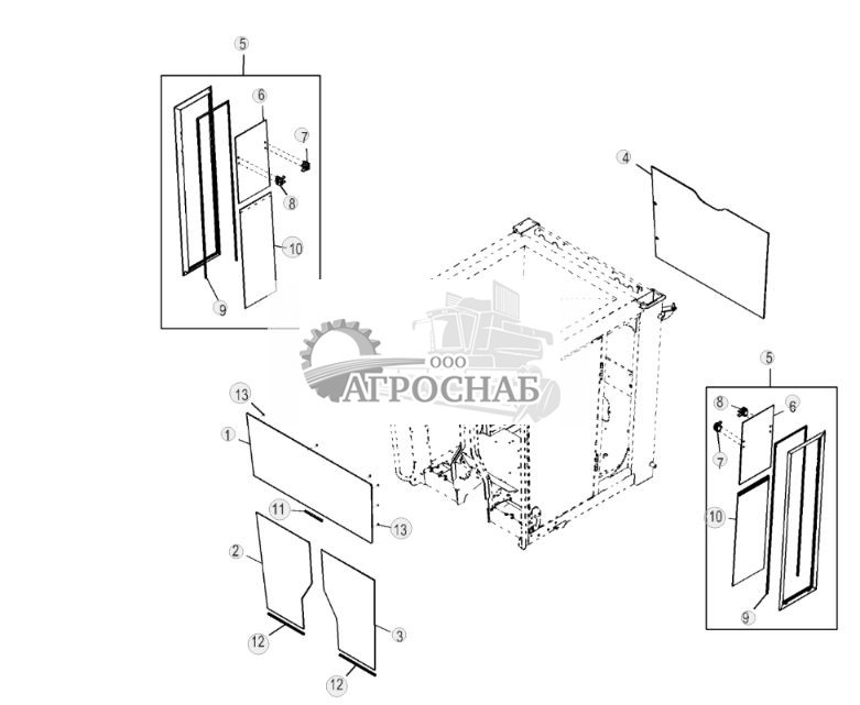 Открывающиеся боковые и фиксированные передние окна, низкопрофильная кабина - ST765477 372.jpg
